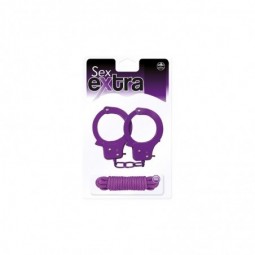 SEX EXTRA METAL CUFFS & LOVE ROPE