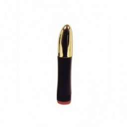 PROMO 40% - VIBRADOR 7" Negro - Dorado
