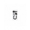 Tira 9" de 5 bolas anales - Choke Black