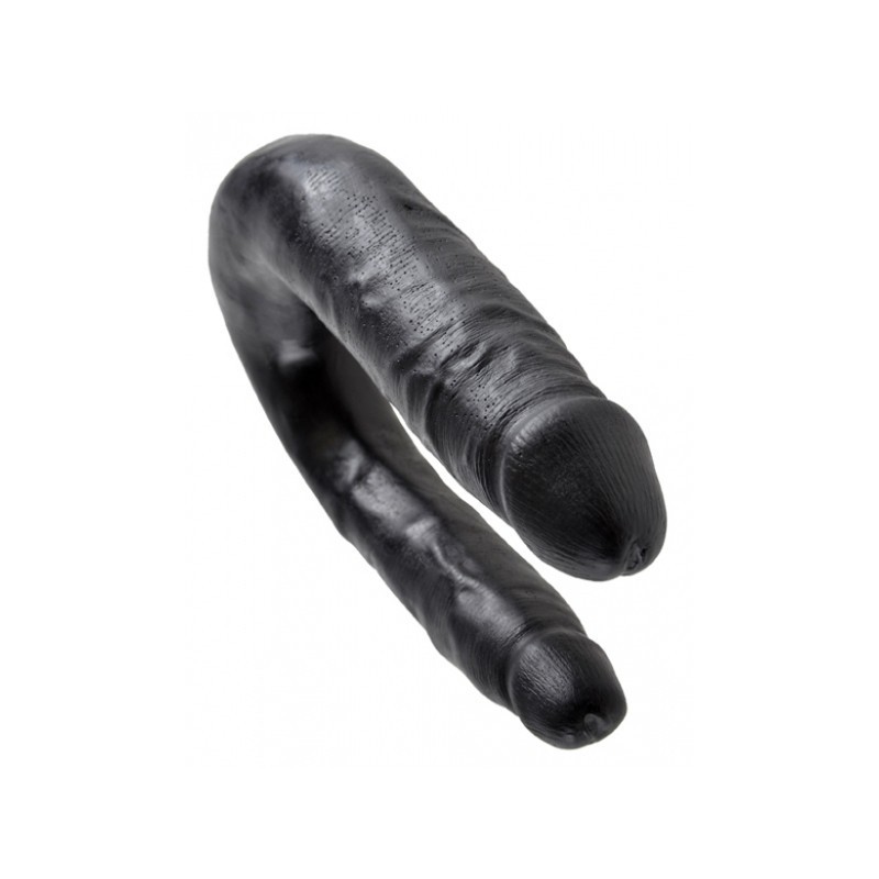 U-SHAPED SMALL DOUBLE TROUBLE BLACK