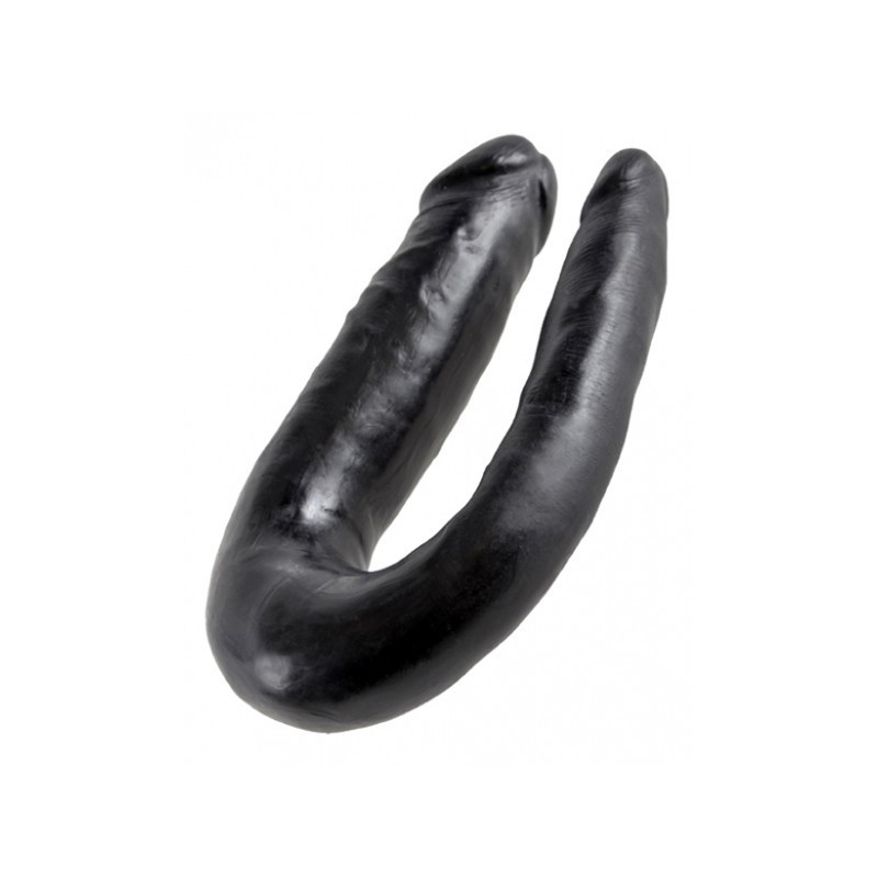 U-SHAPED SMALL DOUBLE TROUBLE BLACK