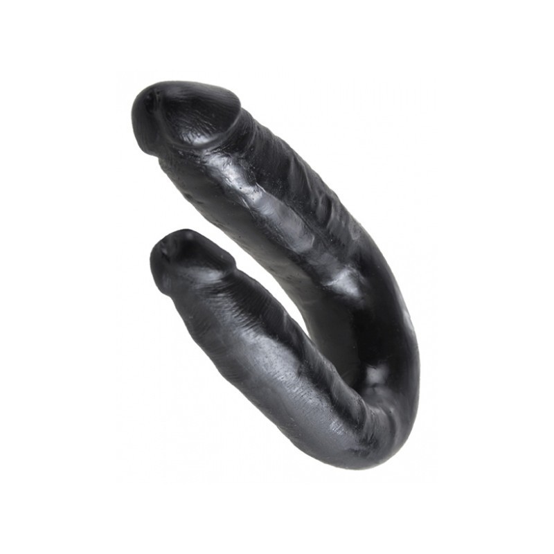 U-SHAPED SMALL DOUBLE TROUBLE BLACK