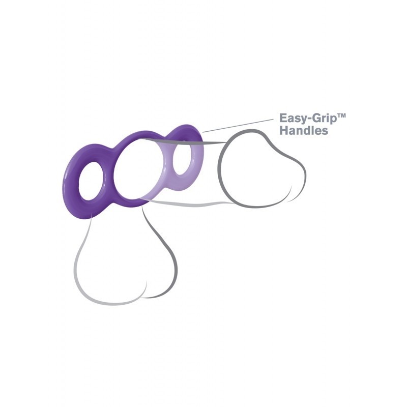 FANTASY C-RINGZ. 3-RING QUICK RELEASE TRAINER PURPLE.