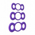 FANTASY C-RINGZ. 3-RING QUICK RELEASE TRAINER PURPLE.