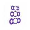 FANTASY C-RINGZ. 3-RING QUICK RELEASE TRAINER PURPLE.