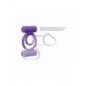 FANTASY C-RINGZ. SILICONE DOUBLE DELIGHT PURPLE.