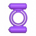 FANTASY C-RINGZ. SILICONE DOUBLE DELIGHT PURPLE.
