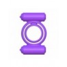 FANTASY C-RINGZ. SILICONE DOUBLE DELIGHT PURPLE.