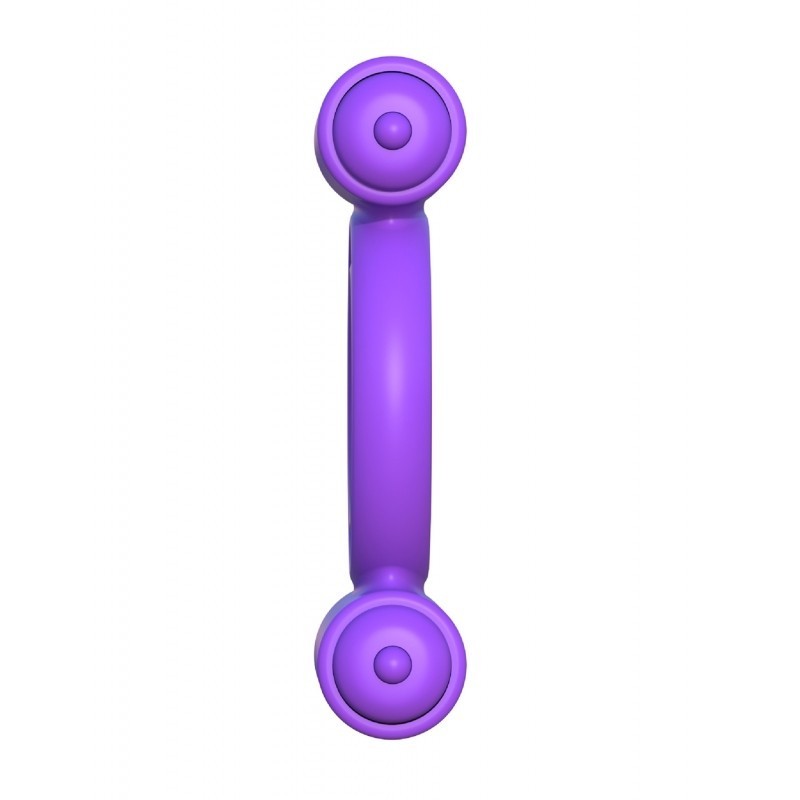 FANTASY C-RINGZ. SILICONE DOUBLE DELIGHT PURPLE.