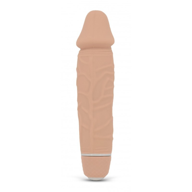 MINI SILICONE CLASSIC VIBRATOR FLESH WATERPROOF