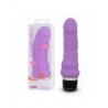 Classic 16cm Silicone Purple Vibrator - Seven Creations