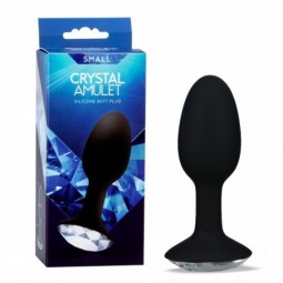 CRYSTAL AMULET SILICONE BUTT PLUG SMALL