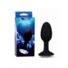 CRYSTAL AMULET SILICONE BUTT PLUG SMALL