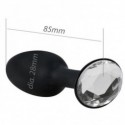 CRYSTAL AMULET SILICONE BUTT PLUG SMALL