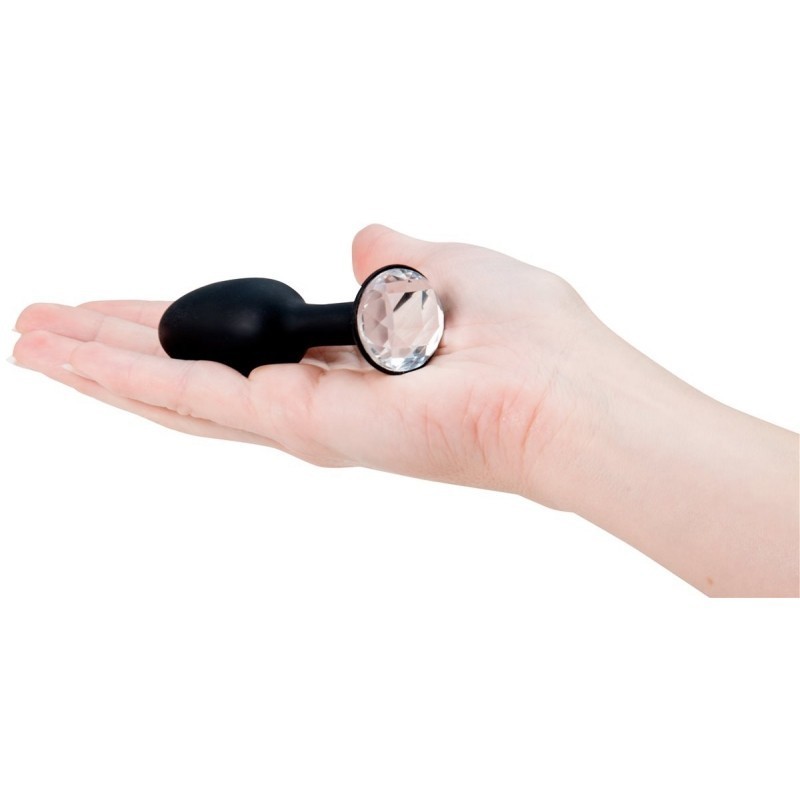 CRYSTAL AMULET SILICONE BUTT PLUG SMALL