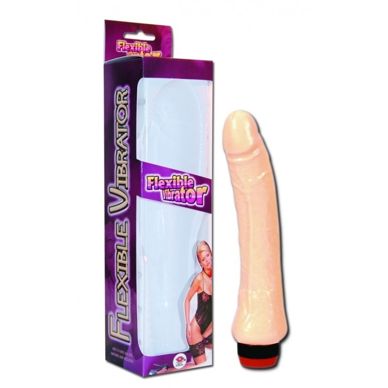 Flexible Flesh Vibrator 20cm