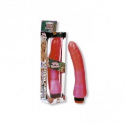 Vibrador Flexible Jelly Rojo 20cm - Jungle Bunmes