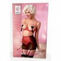 Feromoni Set - Negro/Rojo S