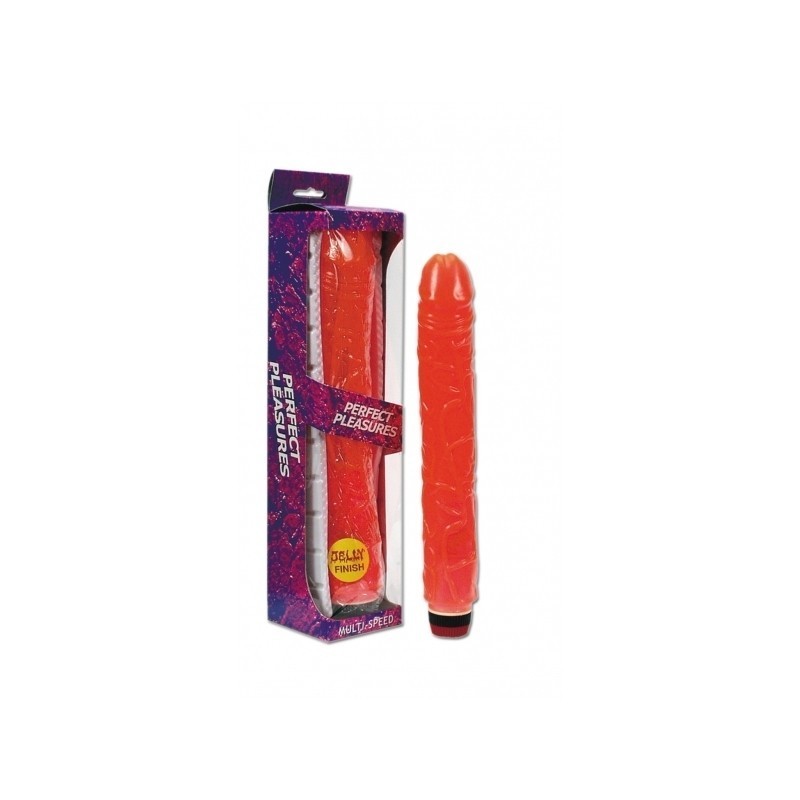 Vibrador Rojo Jelly 30cm - Perfect Pleasures