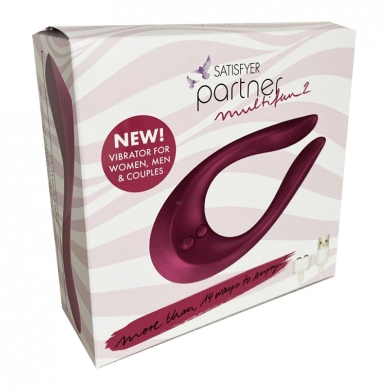 Satisfyer Partner Multifun 2 - Frambuesa