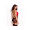 Indiana Bodydress - Negro/Rojo L