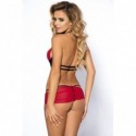 Jaqui Set - Negro/Rojo L