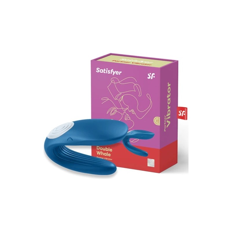 Satisfyer Double Whale azul