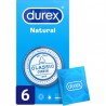 DUREX NATURAL  - 6 UNIDADES