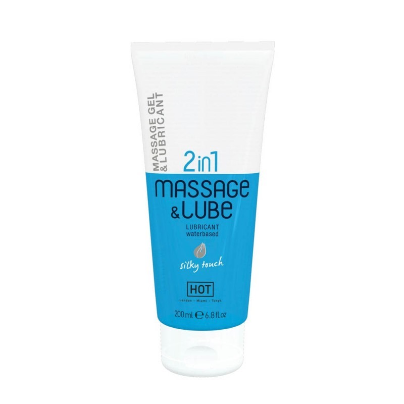 2 en 1 Massage & Lube - Gel Masaje y lubricante 200ml