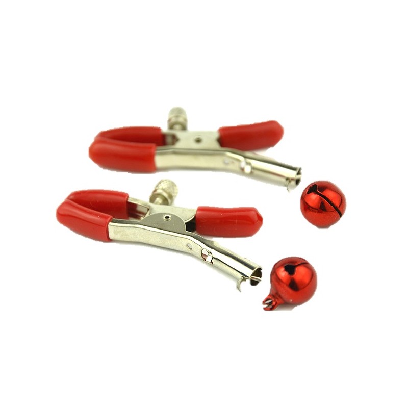 Pezoneras ALLIGATOR con Cascabeles - Rojo