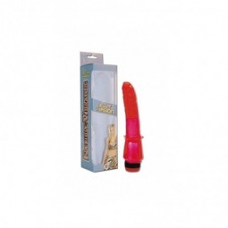 Vibrador Flexible Anal Rojo de 20cm