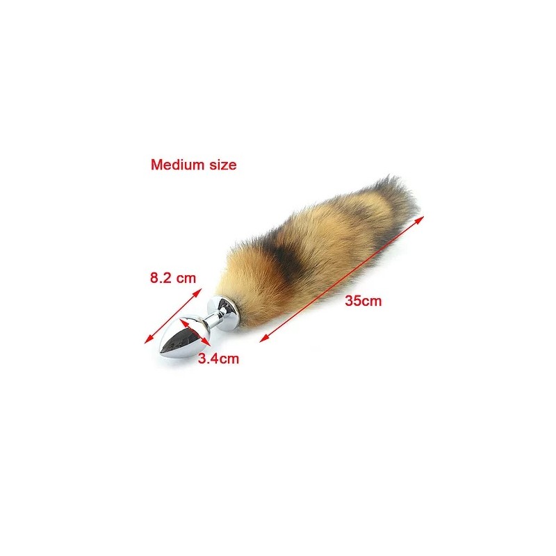 RACCOON TAIL BUTT PLUG - MEDIUM