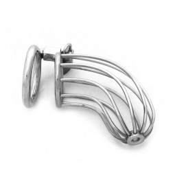 METAL BIRD CAGE CHASTITY DEVICE - ZINC ALLOY - 40MM