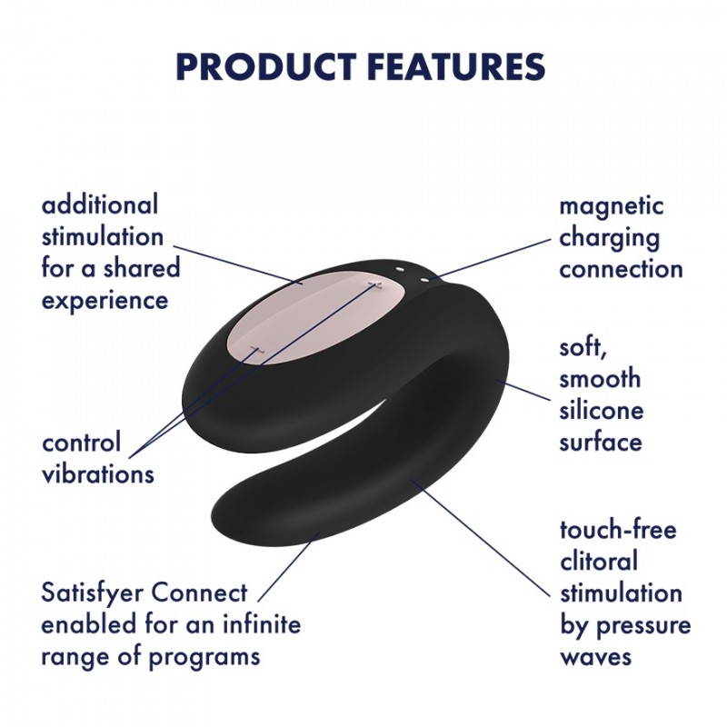 Satisfyer Double Joy Black