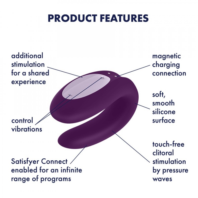 Satisfyer Double Joy Purple