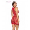 FREYA MINIVESTIDO DE RED ROJO - S/M