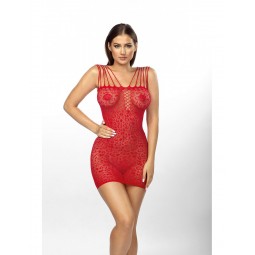 RUBI BODYSTOCKING ROJO