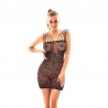 RUBI MINIVESTIDO DE RED NEGRO - S/M