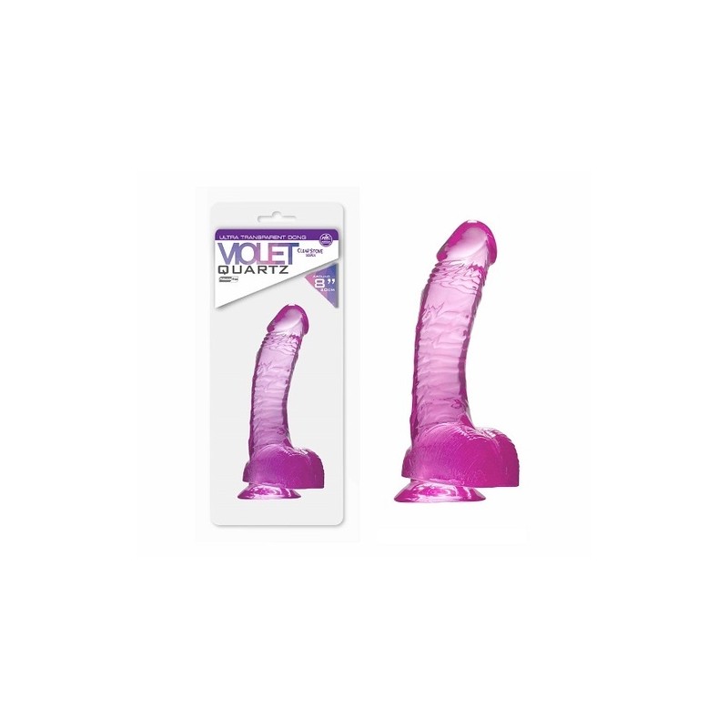 Violet Quartz 8" - Dildo Lila