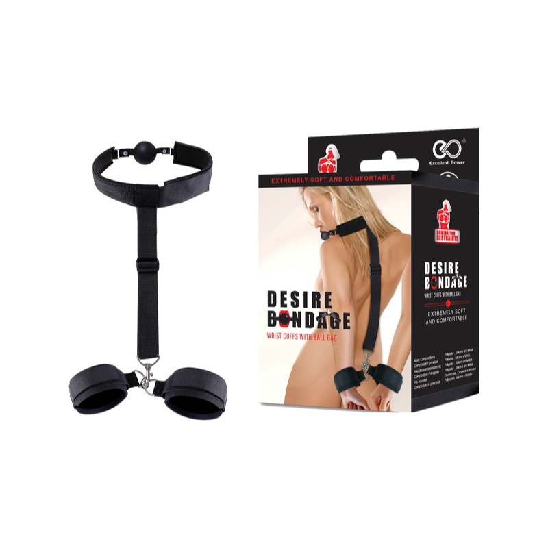 Domination Restraints - Esposas y Gag Ball