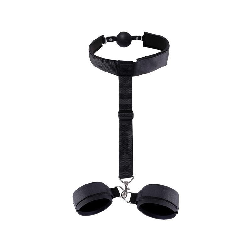 Domination Restraints - Cuffs and Gag Ball