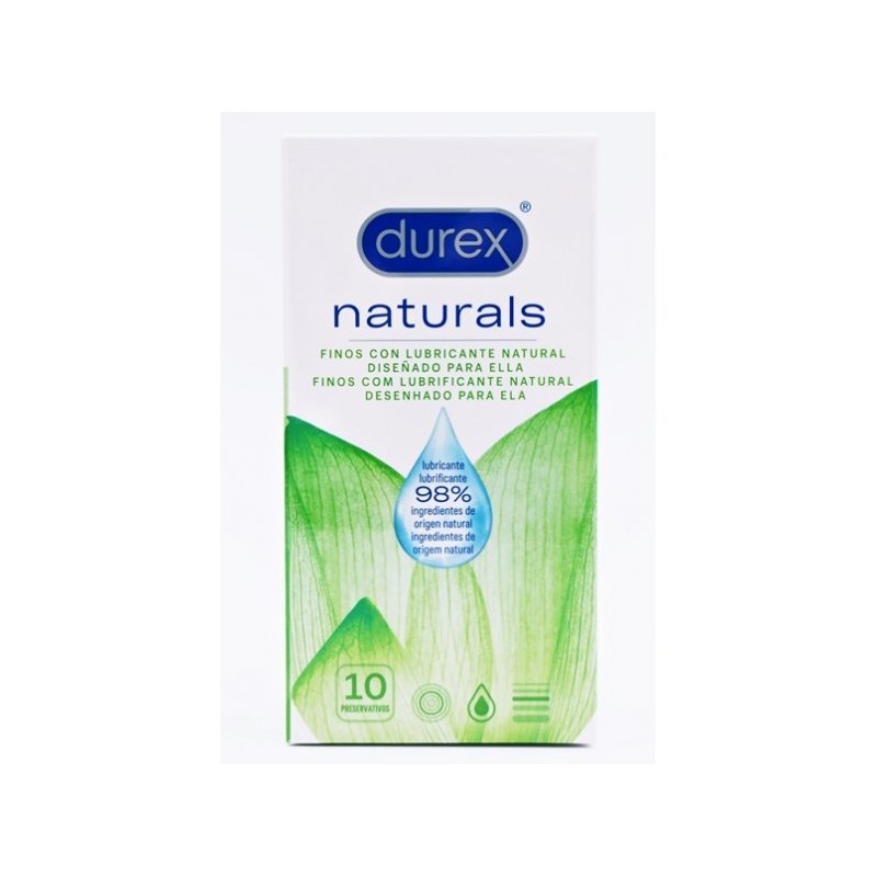 Durex Naturals Finos para Ella-10 Unidades