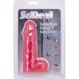 SoReal - Dildo Realistico 6" Rojo