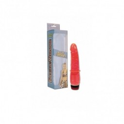 Vibrador Flexible Anal Rojo de 18cm