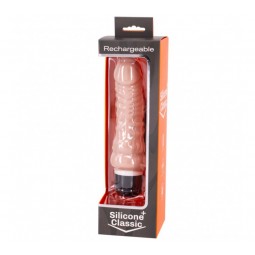 SILICONE CLASSIC PLUS FLESH - 18CM RECARGABLE