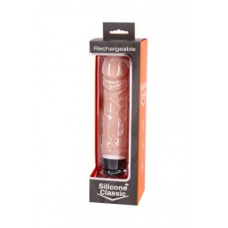 SILICONE CLASSIC PLUS FLESH - 20 CM RECARGABLE