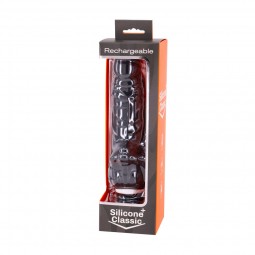 SILICONE CLASSIC PLUS NEGRO - 18CM RECARGABLE
