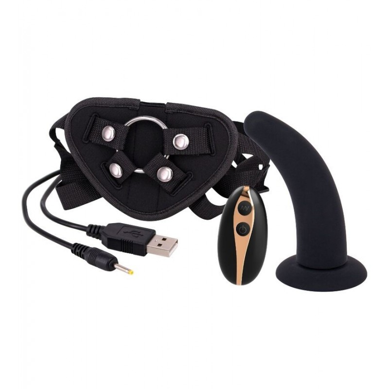 STRAP ON 5" VIB. CONTROL REMOTO Y RECARGABLE