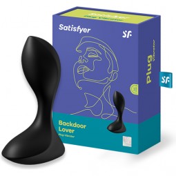 SATISFYER BACKDOOR LOVER PLUG NEGRO