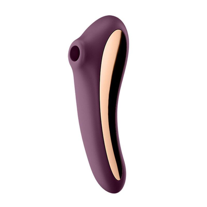 SATISFYER DUAL KISS ROJO VINO